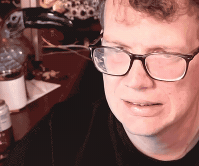 Close Up Man Face With Eyes Closed GIF