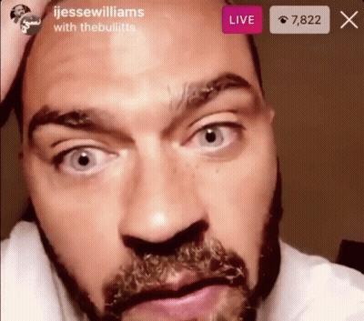Close Up Man Face With Jessewilliams With The Bulllifts GIF