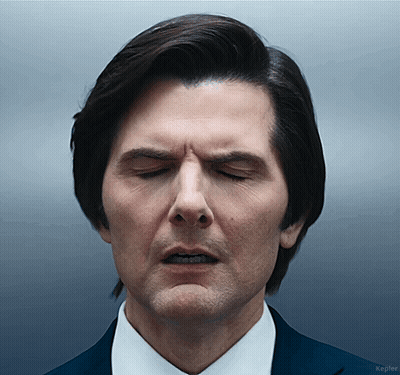 Close Up Man Face With Kepler GIF