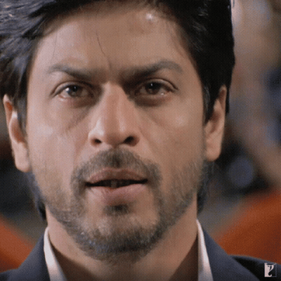 Close Up Man Face With Letter P GIF