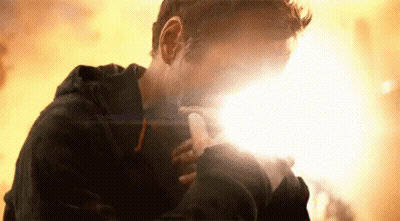 Close Up Man Face With Light GIF