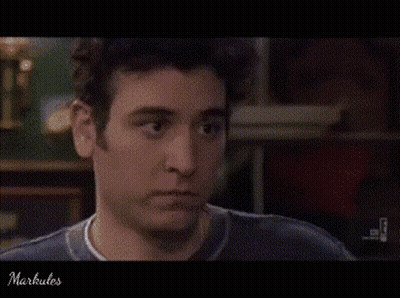 Close Up Man Face With Markules GIF