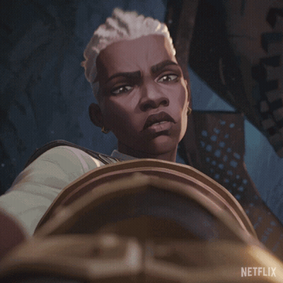 Close Up Man Face With Netflix GIF