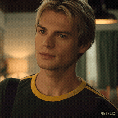 Close Up Man Face With Netflix GIF
