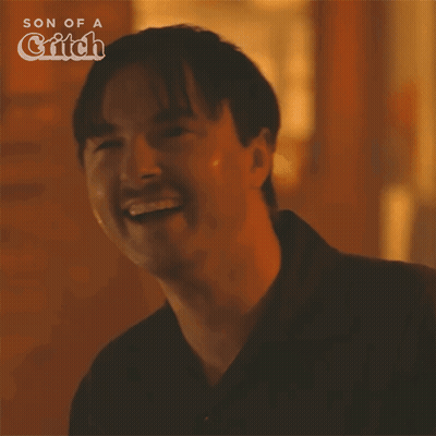 Close Up Man Face With Son Of A Critch GIF
