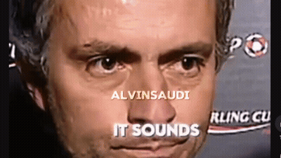 Close Up Man Face With Words Alvinsaudi It Sounds GIF
