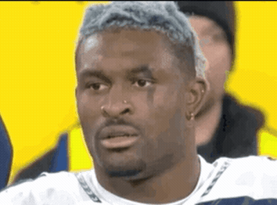 Close Up Man Face Yellow Background GIF