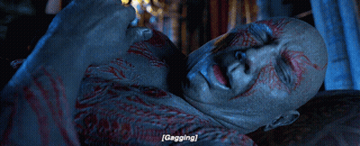 Close Up Man Gagging GIF