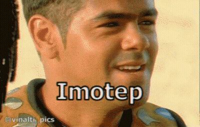 Close Up Man Imotep GIF