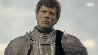 Close-Up Man In Armor With HBO GIF
