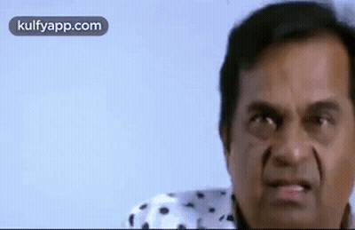 Close Up Man Making Funny Face GIF