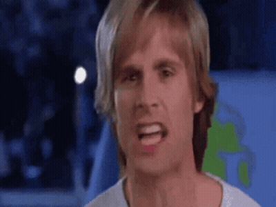 Close Up Man Making Funny Face With Mouth Open GIF