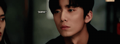 Close Up Man Panic GIF