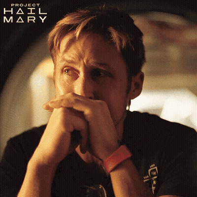 Close Up Man Project Hail Mary GIF