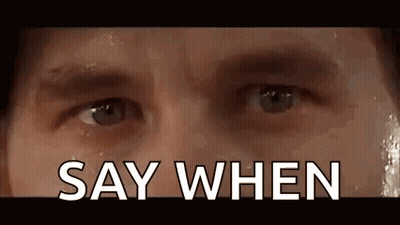 Close Up Man's Eyes Say When GIF
