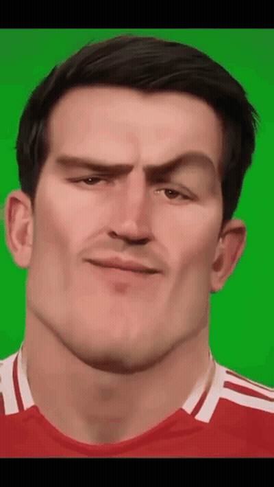 Close Up Man's Face Green Screen GIF