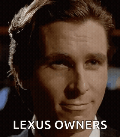Close Up Man's Face Lexus Owners GIF