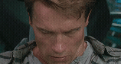 Close Up Man's Face Sweating GIF