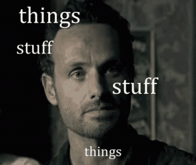 Close Up Man's Face Things Stuff Stuff Things GIF