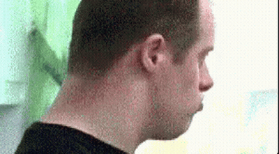 Close Up Man's Head And Neck Blurry Photo GIF