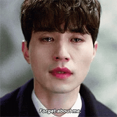 Close Up Man Saying Forget About Me GIF