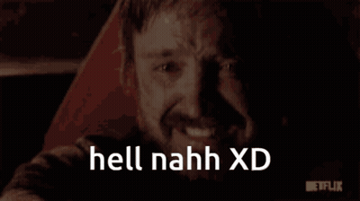 Close Up Man Saying Hell Nahh Xd GIF
