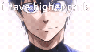 Close Up Man Saying I Have Higher Rank GIF