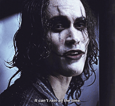 Close Up Man Saying It Can't Rain All The Time GIF