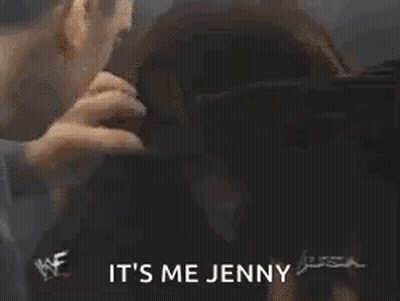 Close Up Man Saying It's Me Jenny GIF