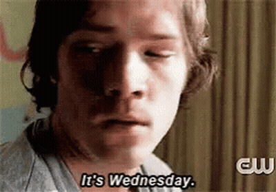 Close Up Man Saying It's Wednesday GIF
