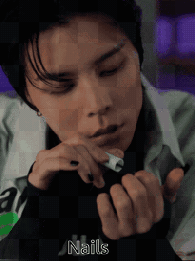 Close Up Man Saying Nails GIF
