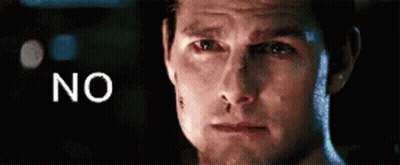 Close Up Man Saying No GIF