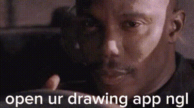 Close Up Man Saying Open Ur Drawing App Ngl GIF