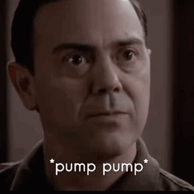 Close Up Man Saying Pump Pump GIF