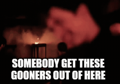 Close Up Man Saying Somebody Get These Gooners Out Of Here GIF