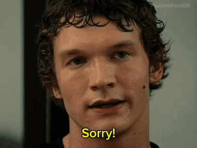 Close Up Man Saying Sorry GIF