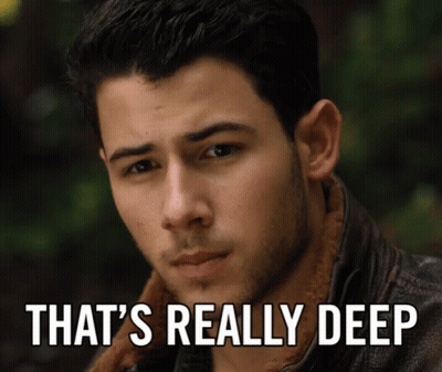 Close Up Man Saying That's Really Deep GIF