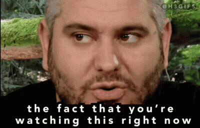 Close Up Man Saying The Fact That You're Watching This Right Now GIF