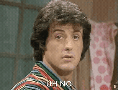 Close Up Man Saying Uh No GIF