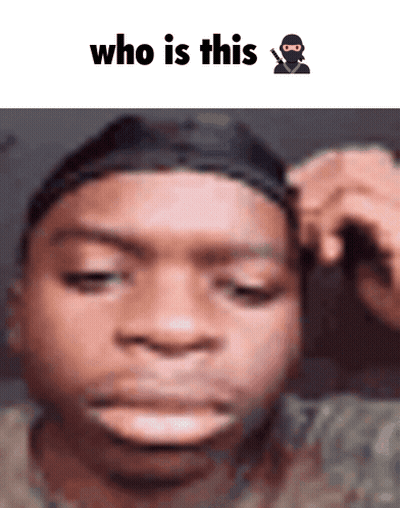 Close Up Man Saying Who Is This