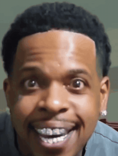 Close Up Man Smiling With Braces GIF