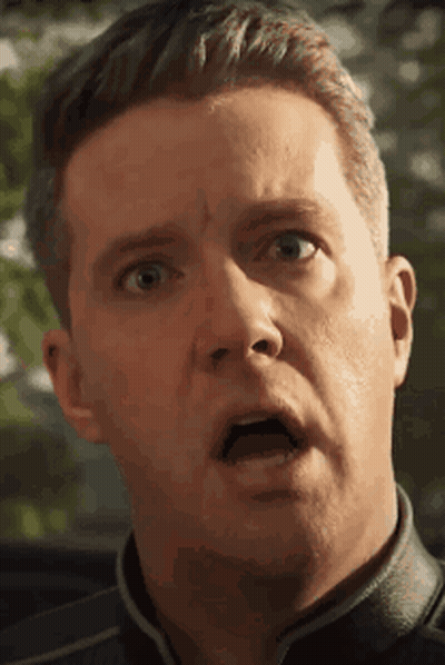 Close Up Man Surprised Mouth Open GIF