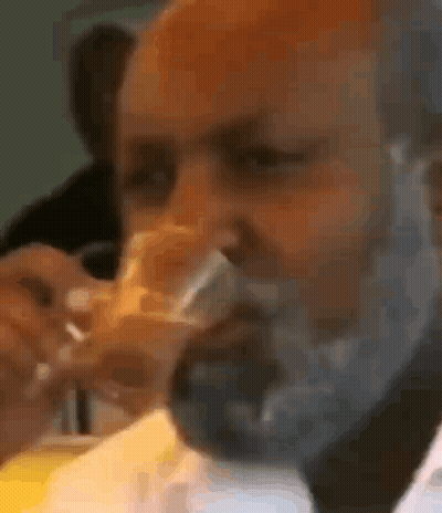 Close-Up Man With Beard And Mask GIF