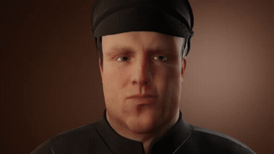 Close Up Man With Black Hat GIF