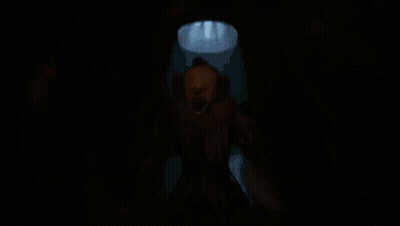 Close Up Man With Blood On Face Groovy GIF
