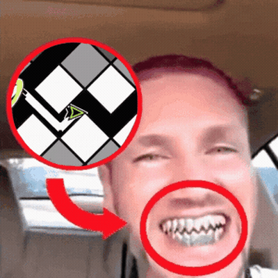Close-Up Man With Circle Around Mouth GIF
