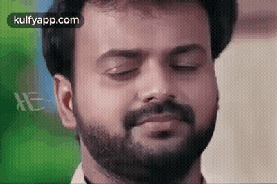 Close Up Man With Eyes Closed GIF