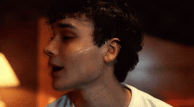 Close Up Man With Eyes Closed GIF
