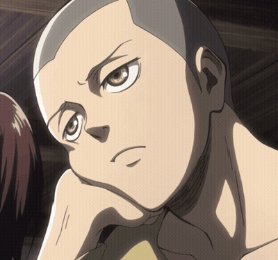 Close Up Man With Hand On Chin GIF