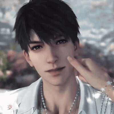Close Up Man With Hand On Face GIF